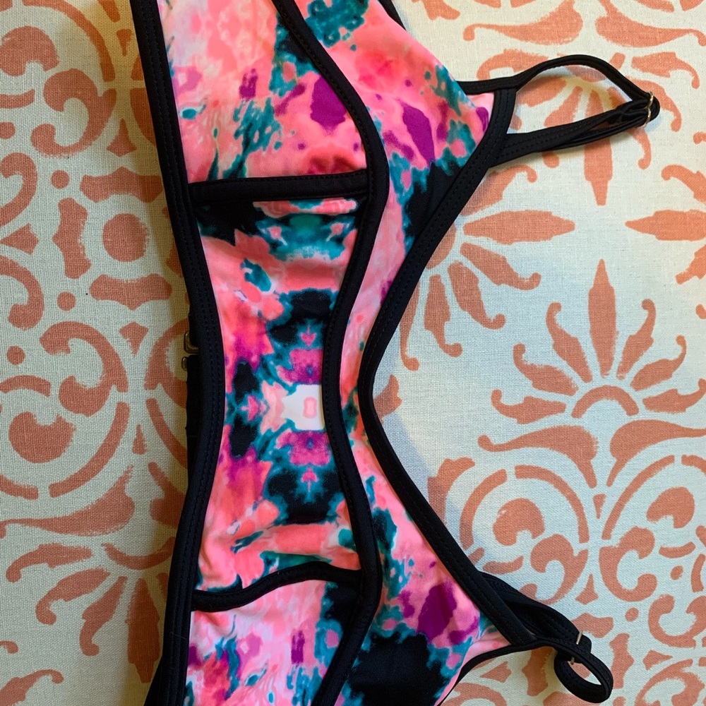 Tie dye bikini top